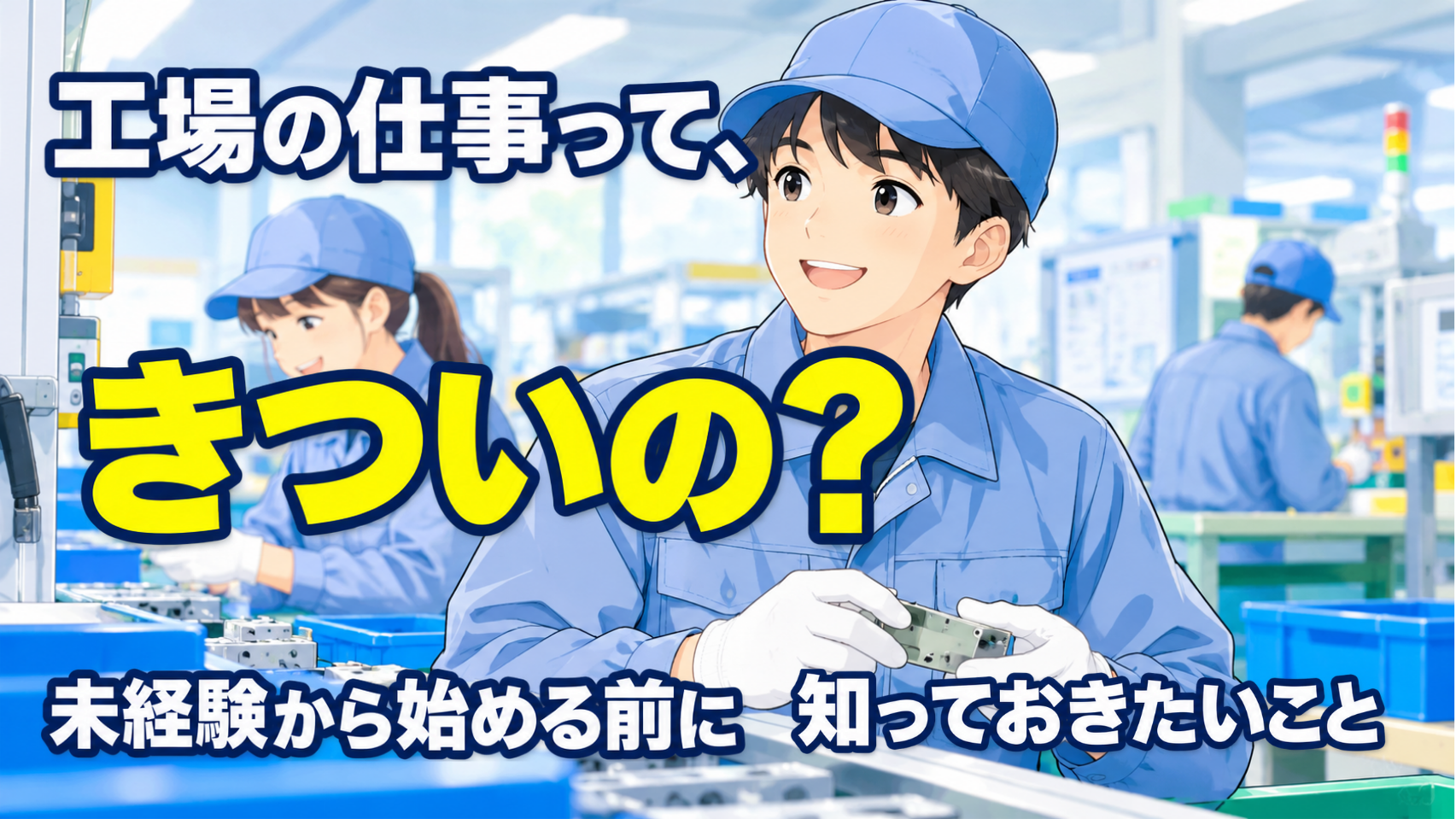 工場の仕事って、きついの？未経験から始める前に知っておきたいこと